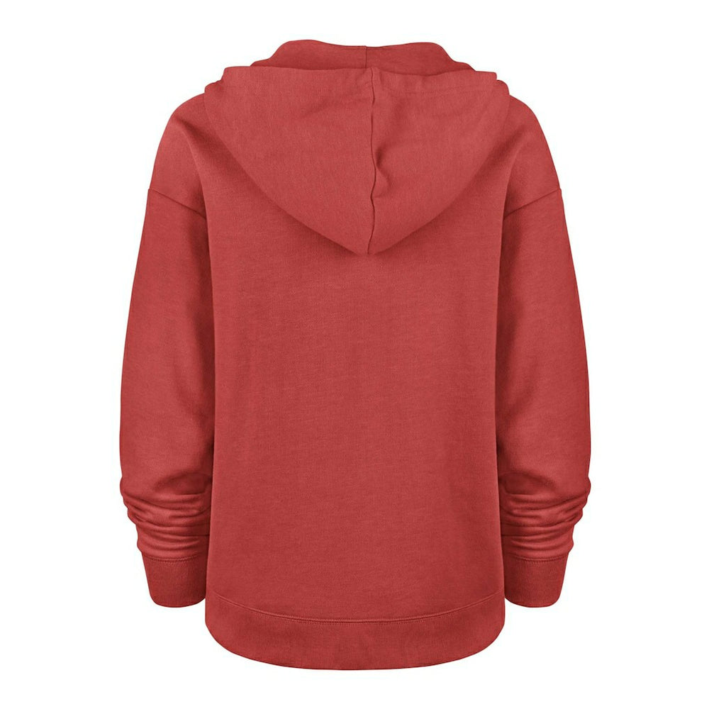 San Francisco 49ers '47 Women's Plus Size Clarity Kennedy Pullover Hoodie - Scarlet cheap