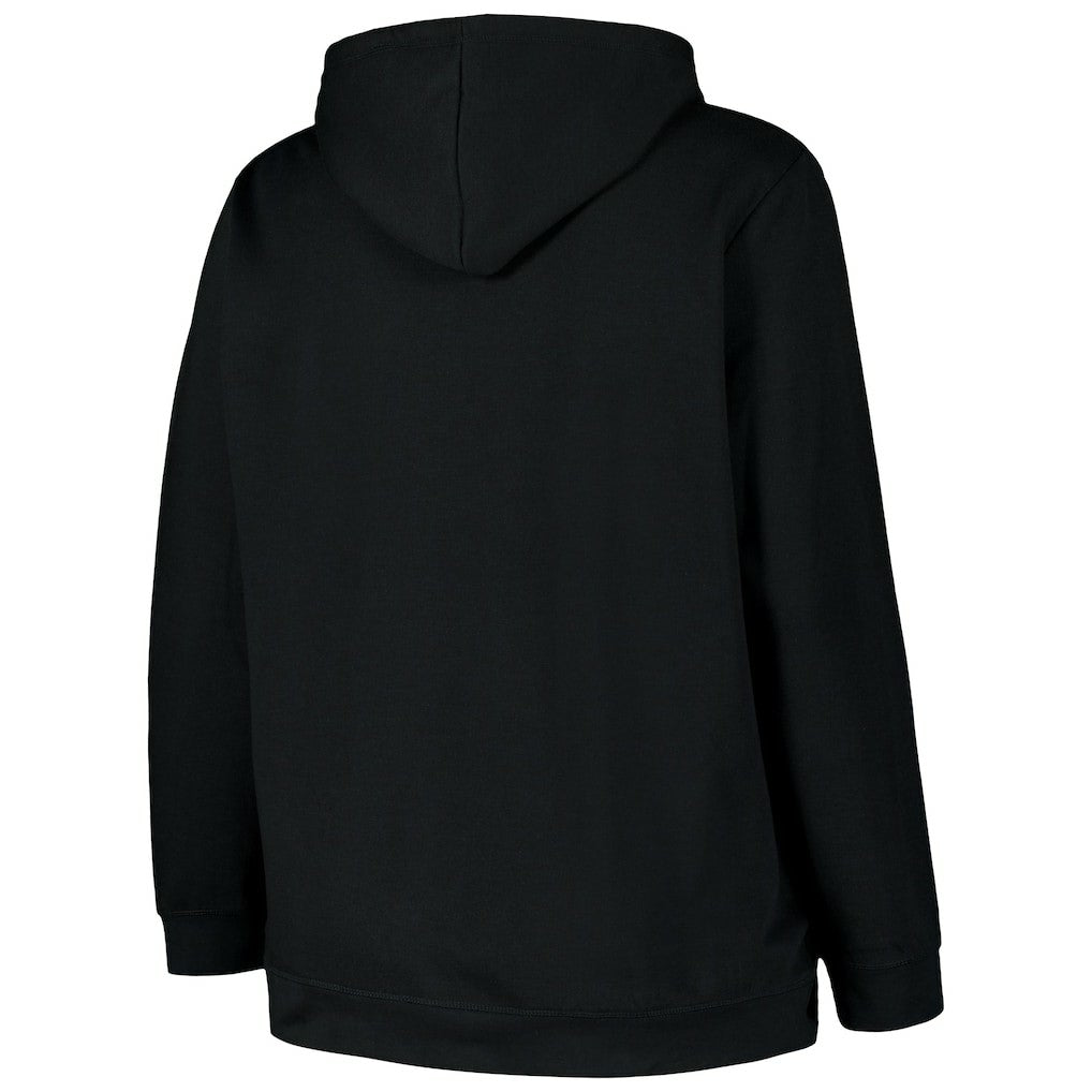Cincinnati Bengals '47 Women's Plus Size Clarity Kennedy Pullover Hoodie - Black cheap
