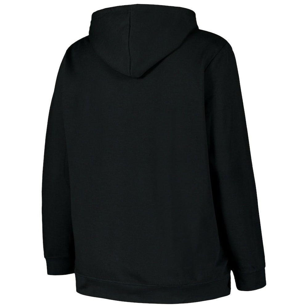 Cincinnati Bengals '47 Women's Plus Size Clarity Kennedy Pullover Hoodie - Black cheap