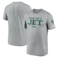 New York Jets 2024 NFL Training Camp Legend Performance T-Shirt - Heather Gray | Nike discount