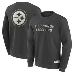 Pittsburgh Steelers Elements Future Ground Lettering Pullover Sweatshirt - Charcoal for sale