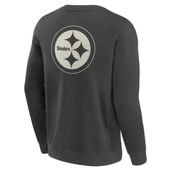 Pittsburgh Steelers Elements Future Ground Lettering Pullover Sweatshirt - Charcoal for sale