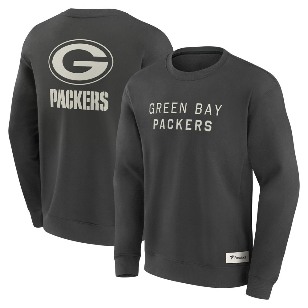 Green Bay Packers Elements Future Ground Lettering Pullover Sweatshirt - Charcoal discount