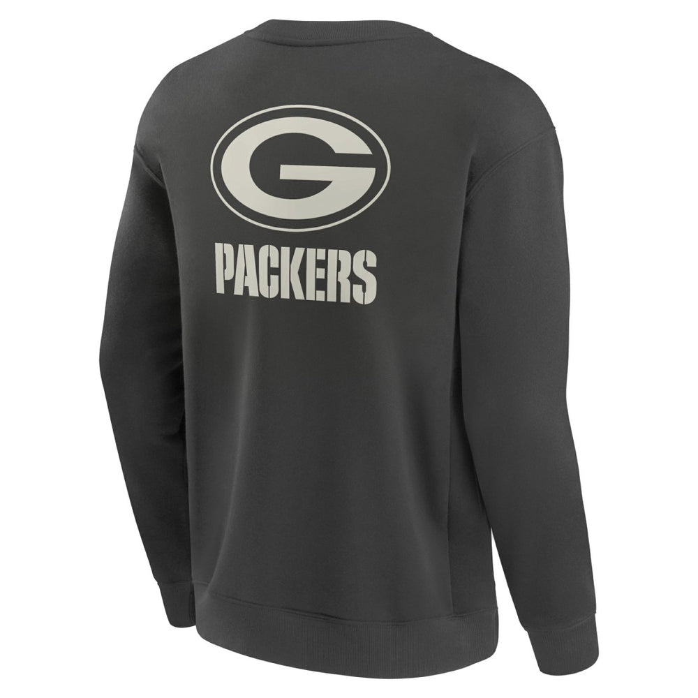 Green Bay Packers Elements Future Ground Lettering Pullover Sweatshirt - Charcoal discount