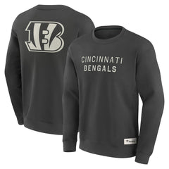 Cincinnati Bengals Elements Future Ground Lettering Pullover Sweatshirt - Charcoal discount