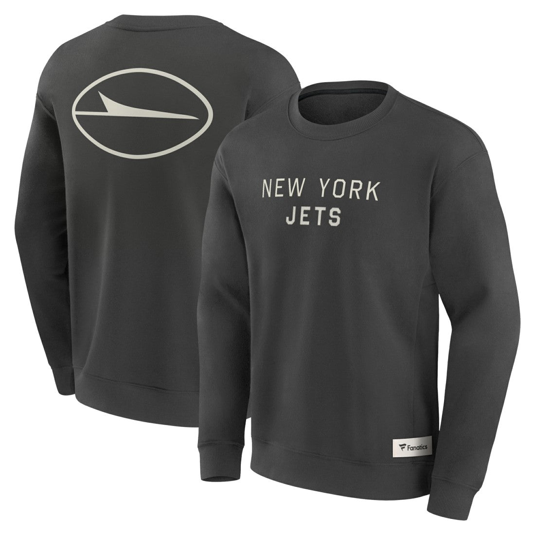 New York Jets Elements Future Ground Lettering Pullover Sweatshirt - Charcoal sale