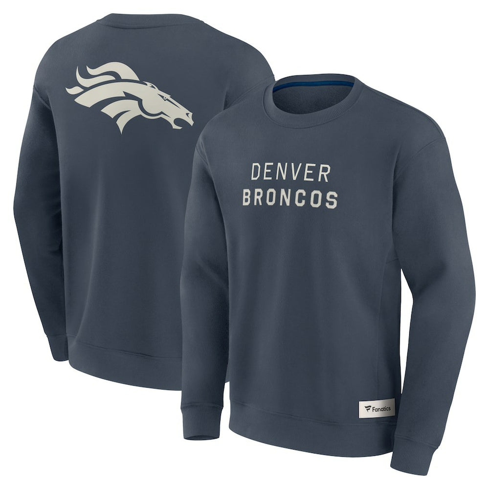 Denver Broncos Elements Future Ground Lettering Pullover Sweatshirt - Navy for sale