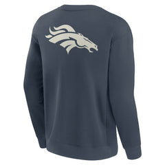 Denver Broncos Elements Future Ground Lettering Pullover Sweatshirt - Navy for sale