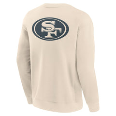 San Francisco 49ers Elements Future Ground Lettering Pullover Sweatshirt - Cream cheap
