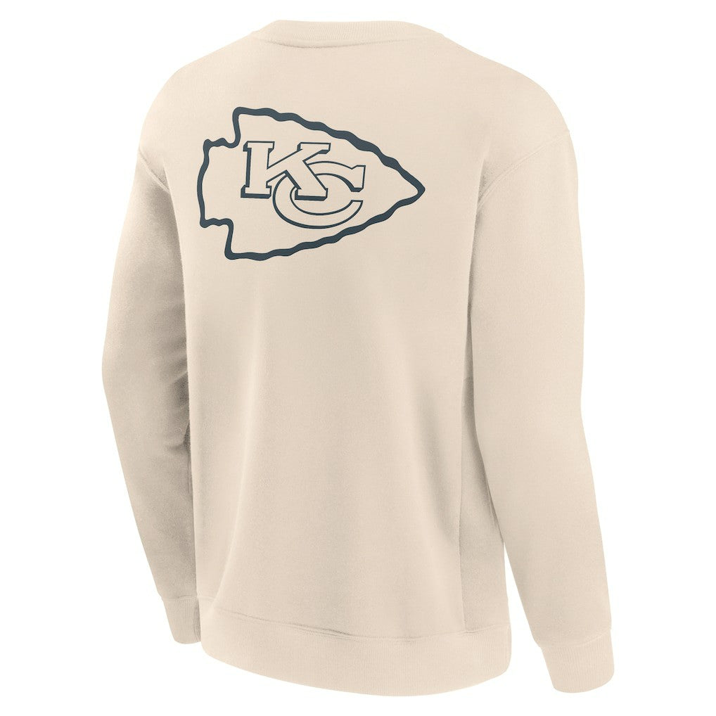Kansas City Chiefs Elements Future Ground Lettering Pullover Sweatshirt - Cream for sale