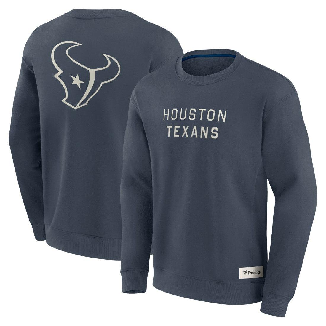 Houston Texans Elements Future Ground Lettering Pullover Sweatshirt - Navy sale
