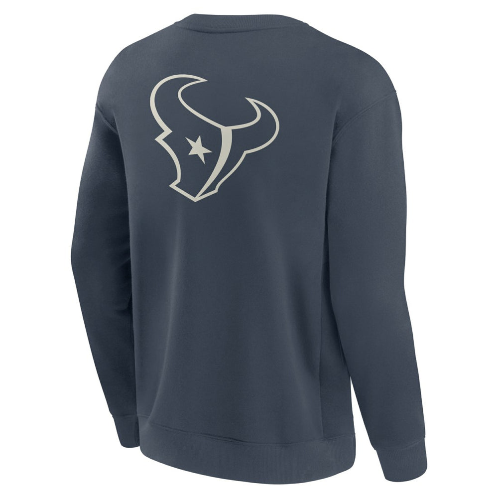 Houston Texans Elements Future Ground Lettering Pullover Sweatshirt - Navy sale