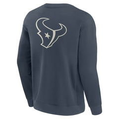 Houston Texans Elements Future Ground Lettering Pullover Sweatshirt - Navy sale