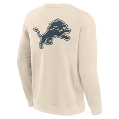 Detroit Lions Elements Future Ground Lettering Pullover Sweatshirt - Cream cheap