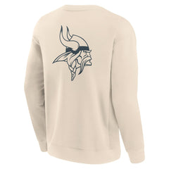 Minnesota Vikings Elements Future Ground Lettering Pullover Sweatshirt - Cream discount