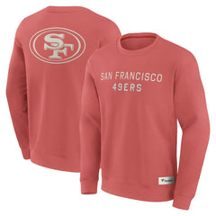 San Francisco 49ers Elements Future Ground Lettering Pullover Sweatshirt - Red online