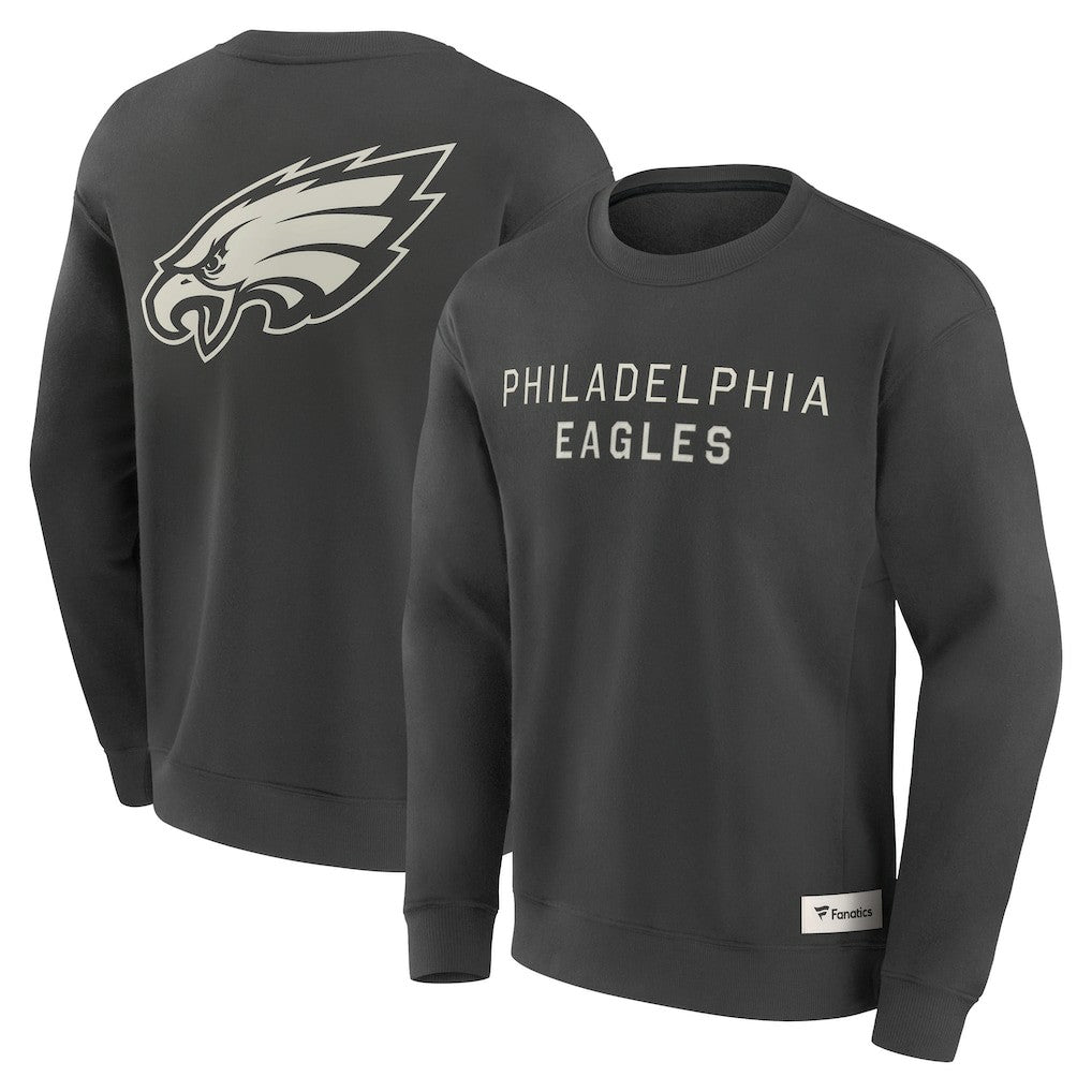 Philadelphia Eagles Elements Future Ground Lettering Pullover Sweatshirt - Charcoal for sale