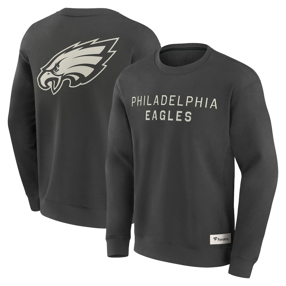 Philadelphia Eagles Elements Future Ground Lettering Pullover Sweatshirt - Charcoal for sale