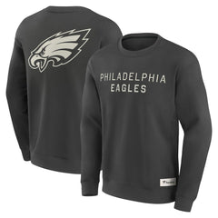 Philadelphia Eagles Elements Future Ground Lettering Pullover Sweatshirt - Charcoal for sale