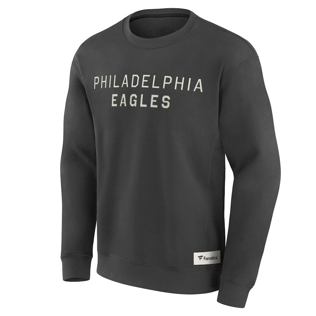 Philadelphia Eagles Elements Future Ground Lettering Pullover Sweatshirt - Charcoal for sale