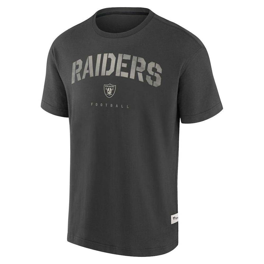 Las Vegas Raiders Elements Weathered Tonal Future Ground T-Shirt - Charcoal discount