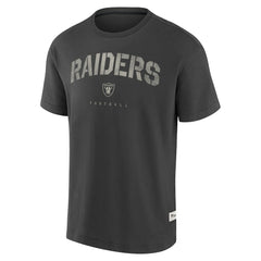 Las Vegas Raiders Elements Weathered Tonal Future Ground T-Shirt - Charcoal discount