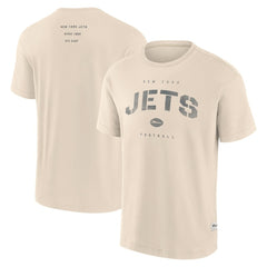 New York Jets Elements Weathered Tonal Future Ground T-Shirt - Cream for sale
