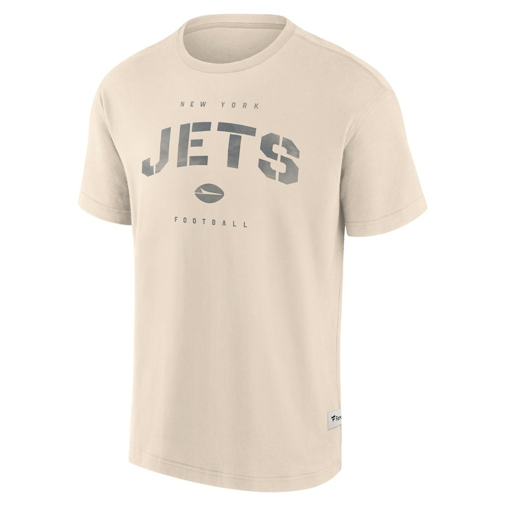 New York Jets Elements Weathered Tonal Future Ground T-Shirt - Cream for sale