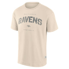 Baltimore Ravens Elements Weathered Tonal Future Ground T-Shirt - Cream outlet