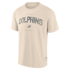 Miami Dolphins Elements Weathered Tonal Future Ground T-Shirt - Cream cheap