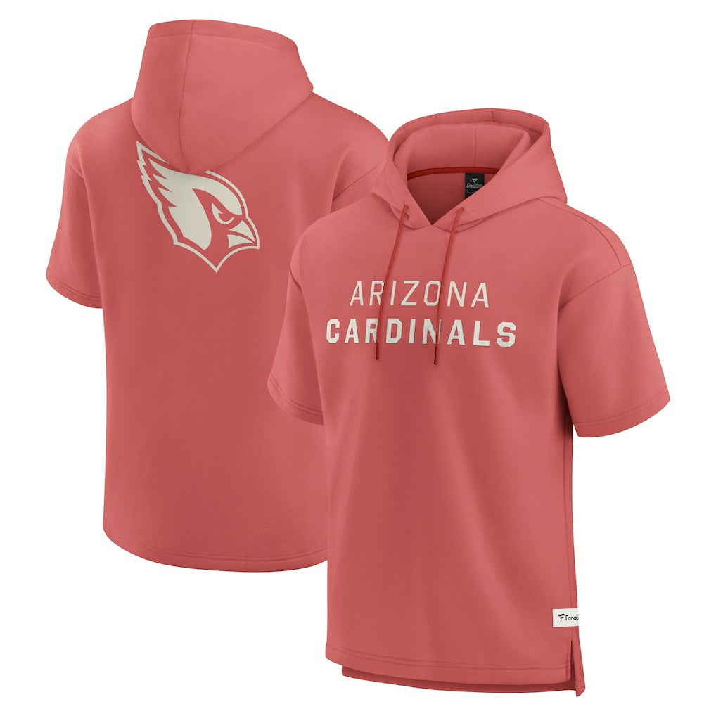 Arizona Cardinals Elements Future Ground Lettering Short Sleeve Pullover Hoodie - Red sale