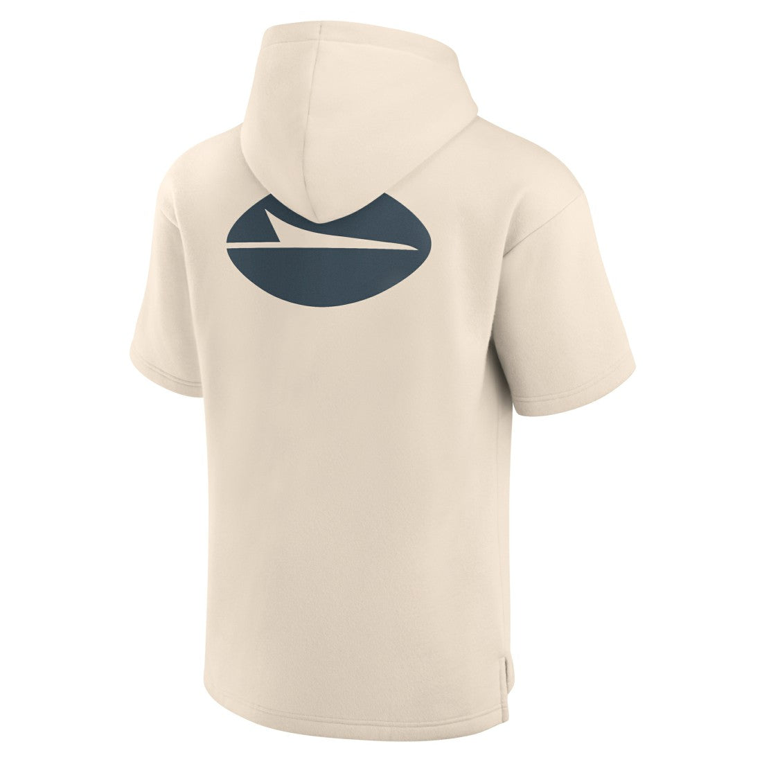 New York Jets Elements Future Ground Lettering Short Sleeve Pullover Hoodie - Cream on sale