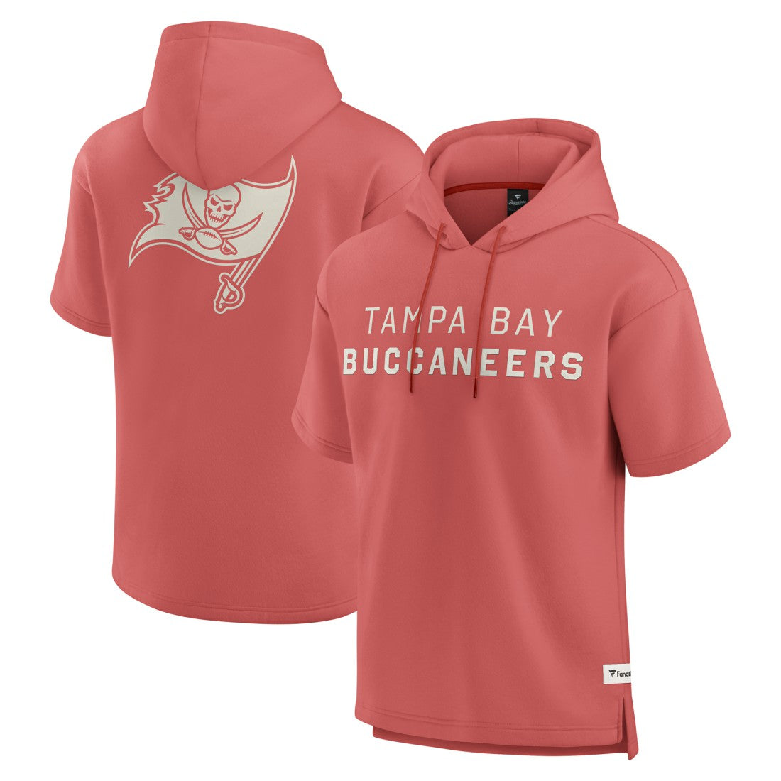Tampa Bay Buccaneers Elements Future Ground Lettering Short Sleeve Pullover Hoodie - Red online