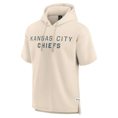 Kansas City Chiefs Elements Future Ground Lettering Short Sleeve Pullover Hoodie - Cream online