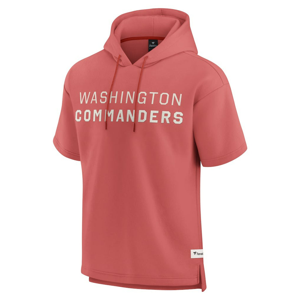 Washington Commanders Elements Future Ground Lettering Short Sleeve Pullover Hoodie - Red cheap