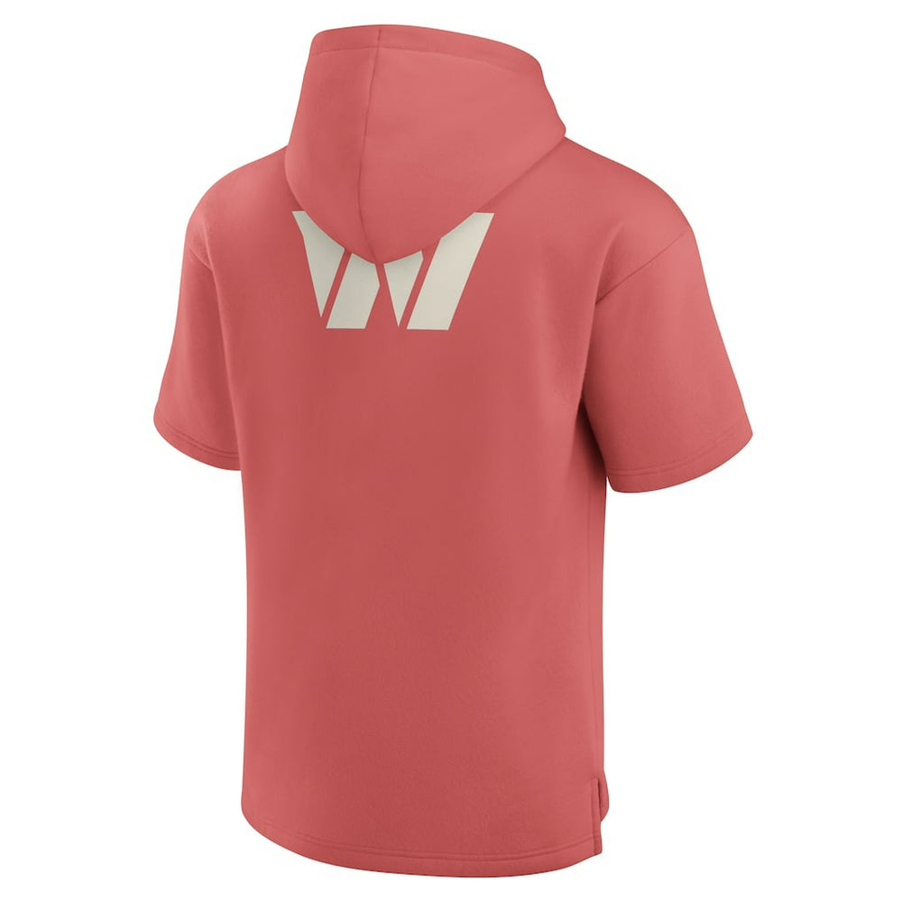 Washington Commanders Elements Future Ground Lettering Short Sleeve Pullover Hoodie - Red cheap