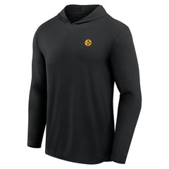 Pittsburgh Steelers Front Office Power Mono Long Sleeve Hoodie T-Shirt - Black outlet