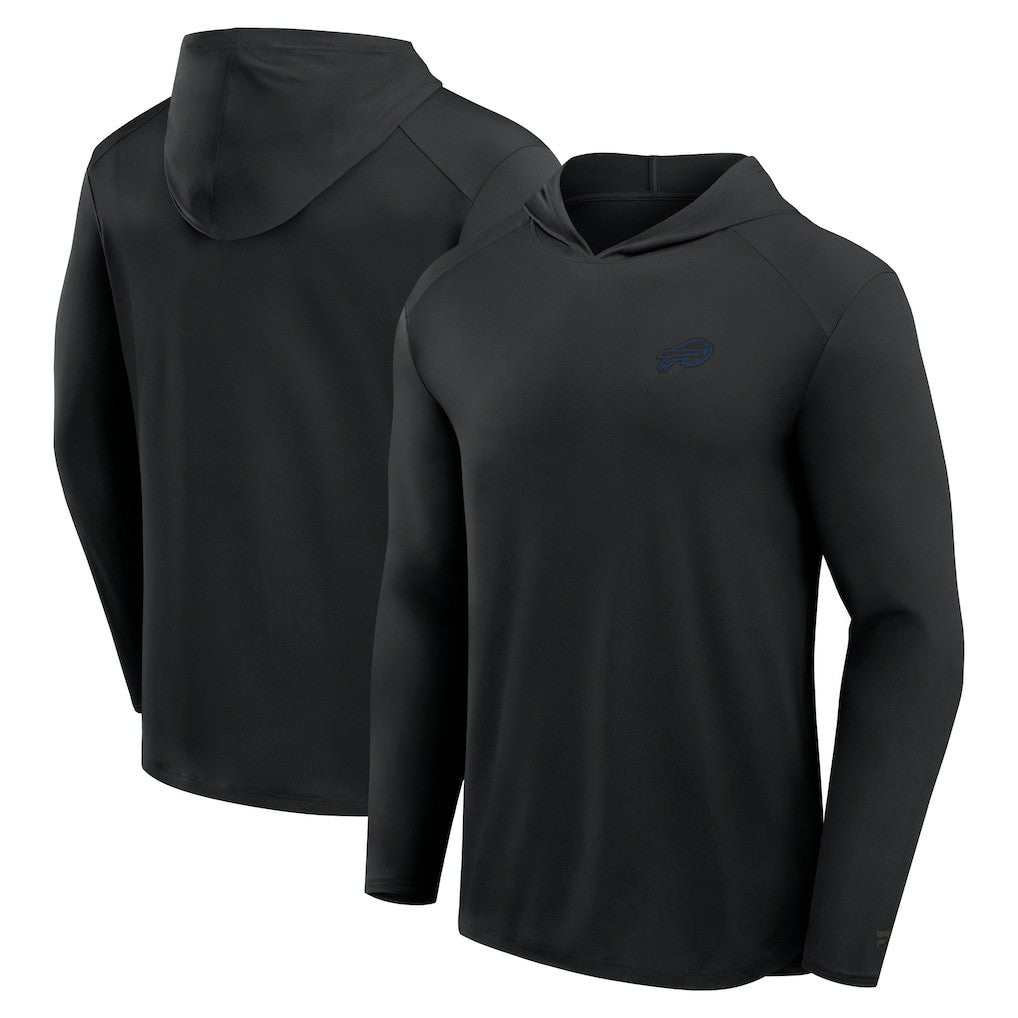 Buffalo Bills Front Office Power Mono Long Sleeve Hoodie T-Shirt - Black for sale