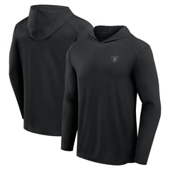 Las Vegas Raiders Front Office Power Mono Long Sleeve Hoodie T-Shirt - Black for sale