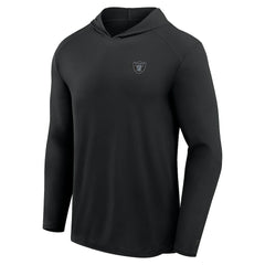 Las Vegas Raiders Front Office Power Mono Long Sleeve Hoodie T-Shirt - Black for sale