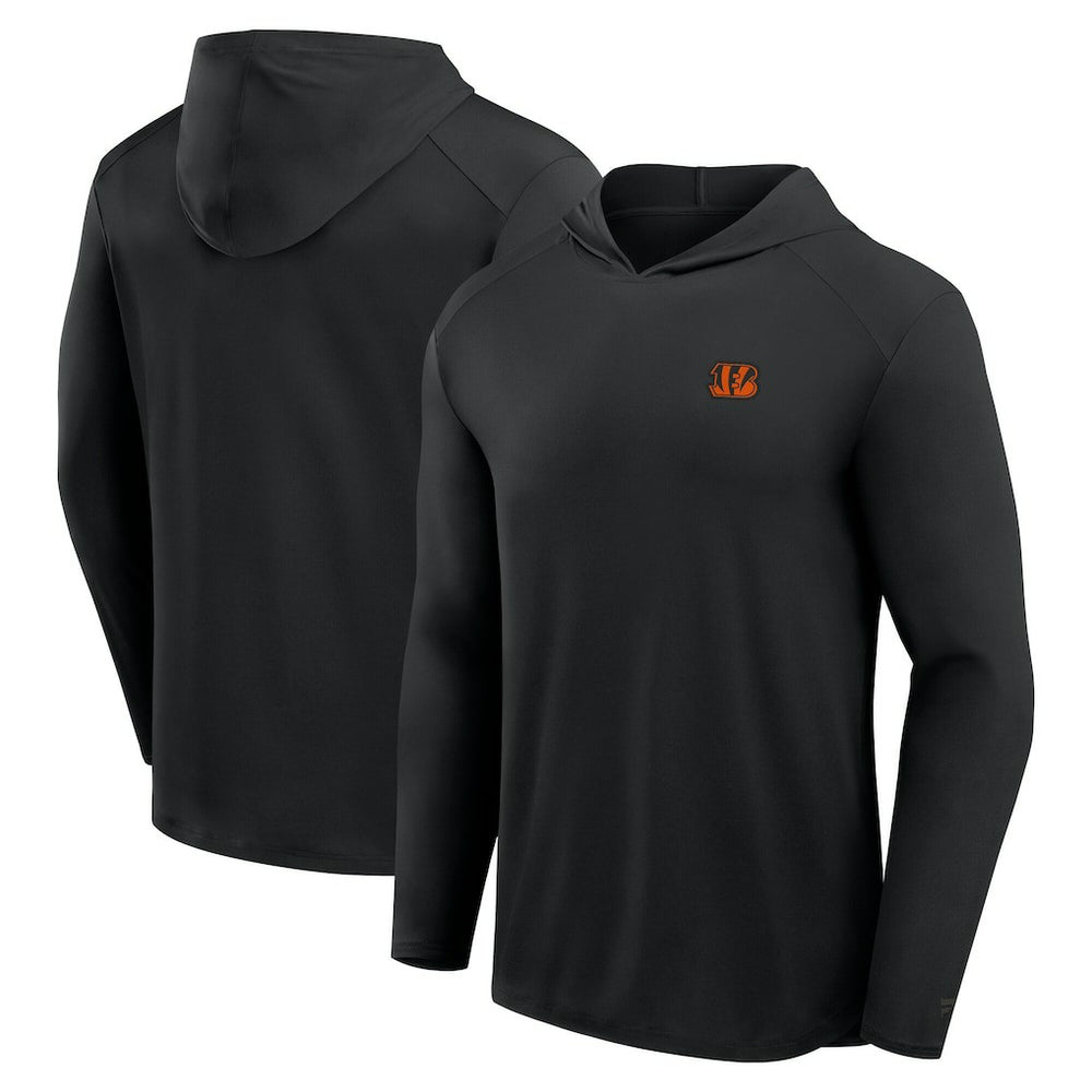 Cincinnati Bengals Front Office Power Mono Long Sleeve Hoodie T-Shirt - Black on sale