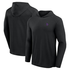 Minnesota Vikings Front Office Power Mono Long Sleeve Hoodie T-Shirt - Black sale