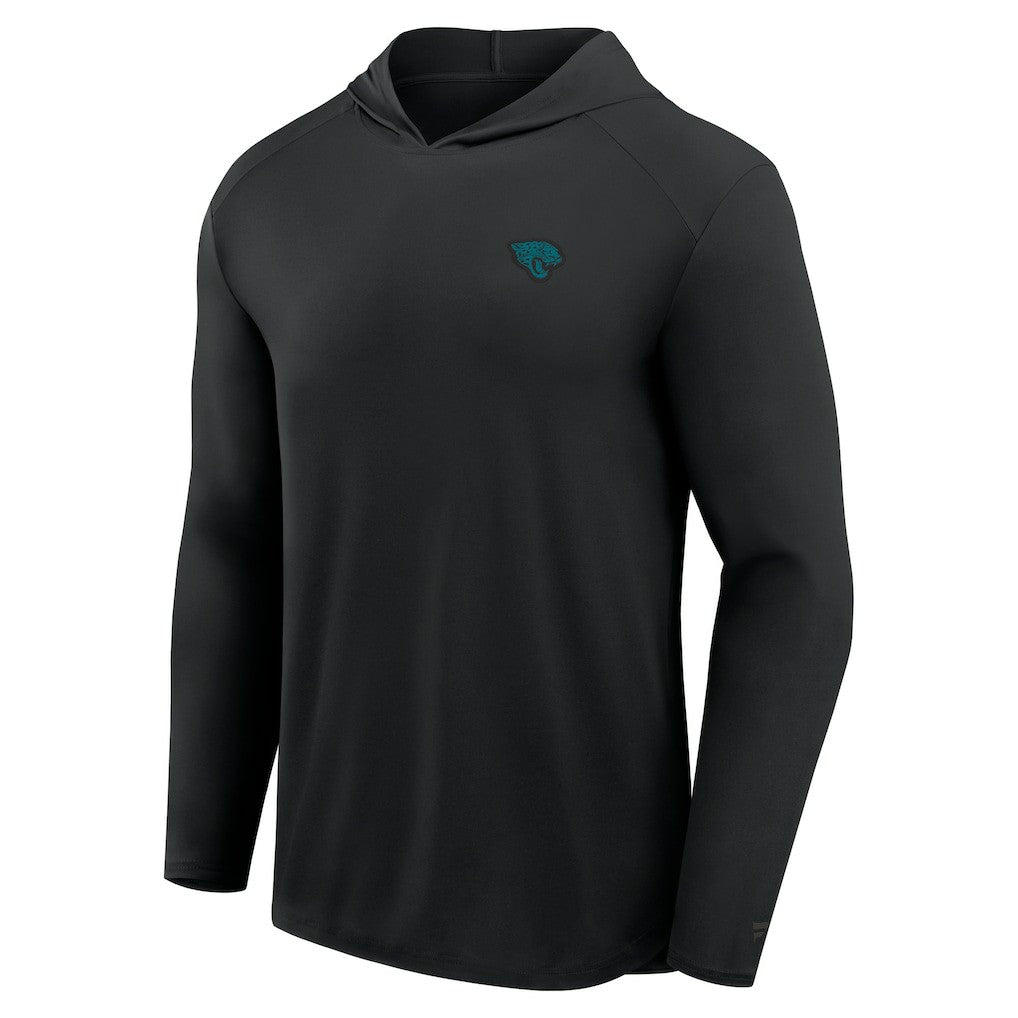 Jacksonville Jaguars Front Office Power Mono Long Sleeve Hoodie T-Shirt - Black on sale