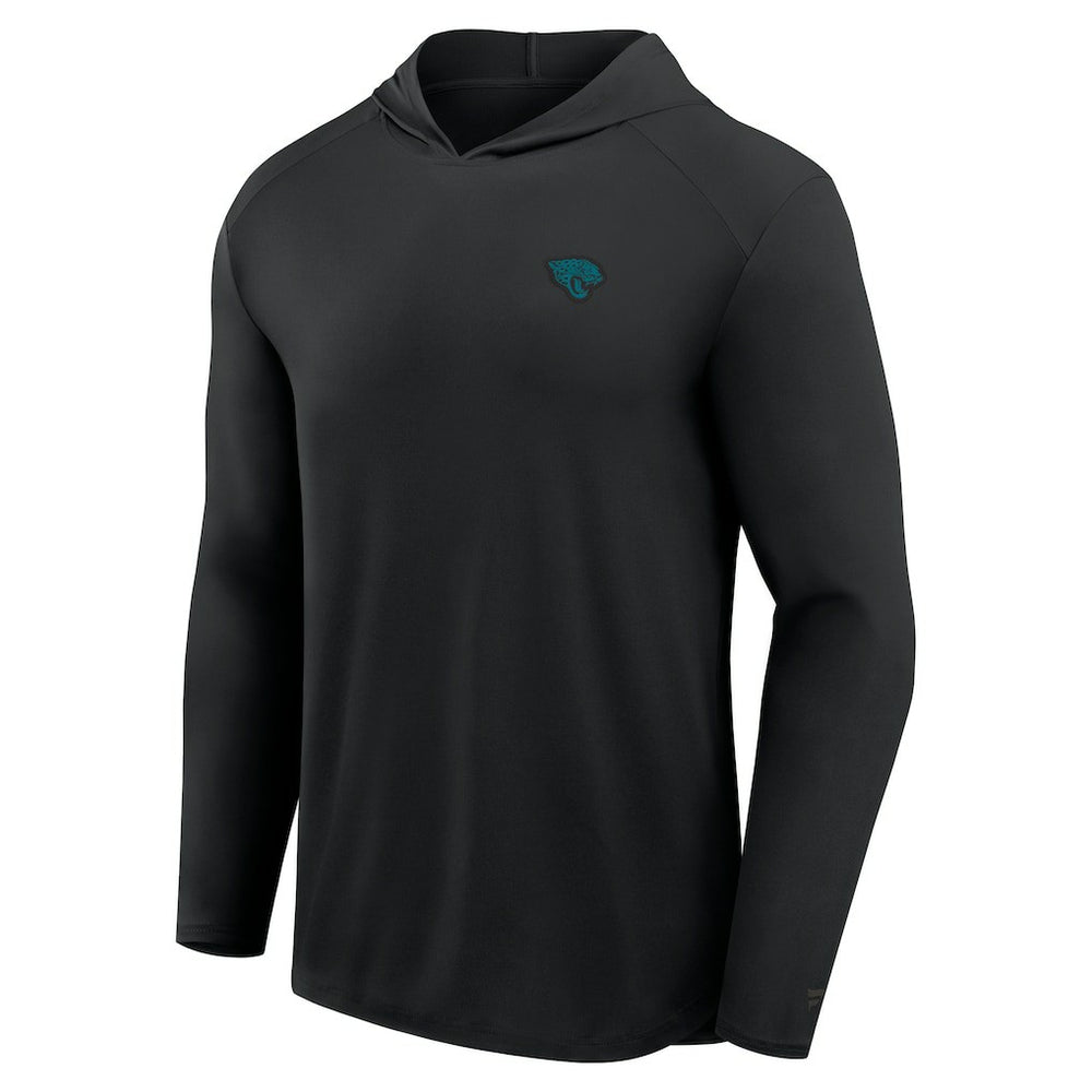 Jacksonville Jaguars Front Office Power Mono Long Sleeve Hoodie T-Shirt - Black on sale