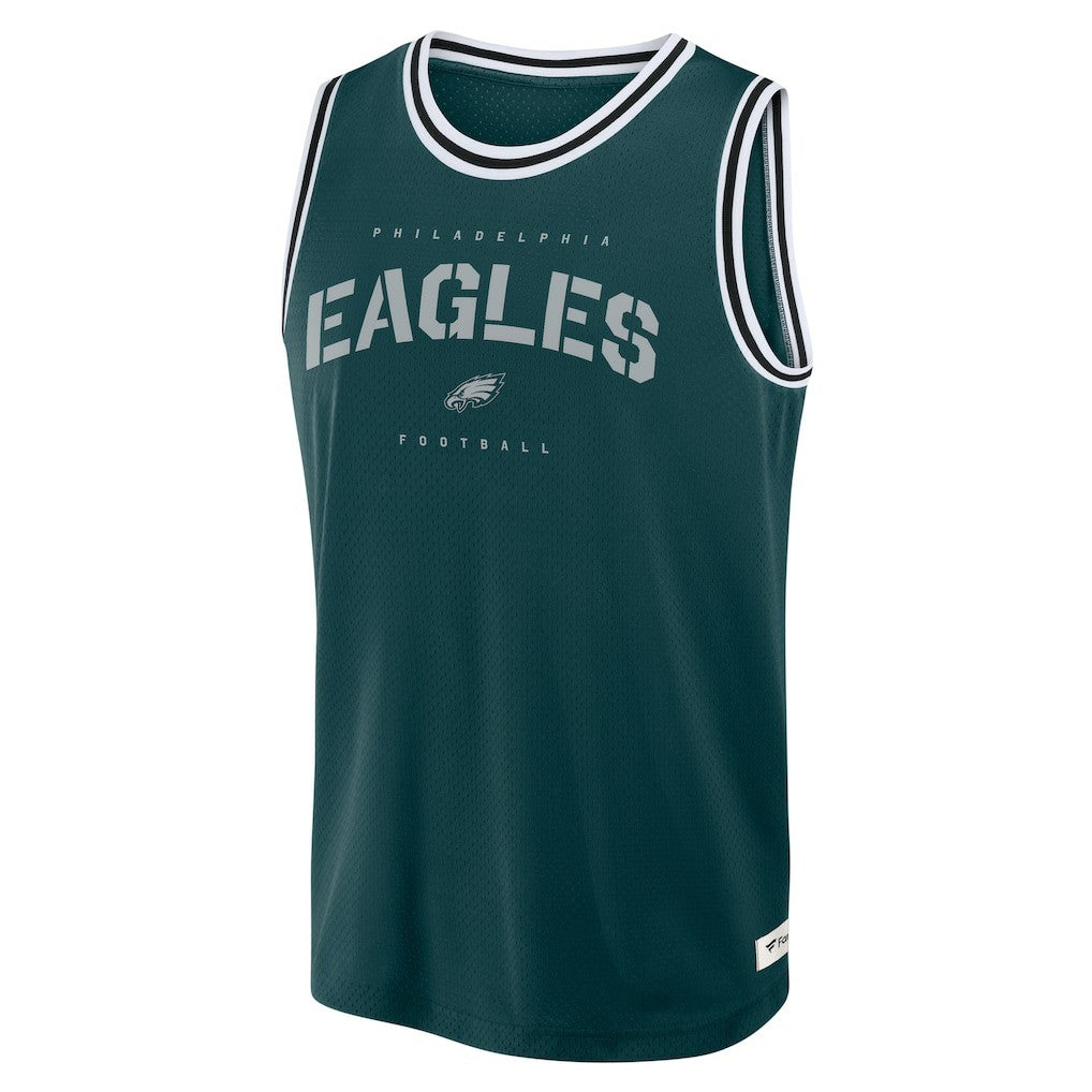 Philadelphia Eagles Elements Future Ground Jersey Tank Top - Midnight Green sale