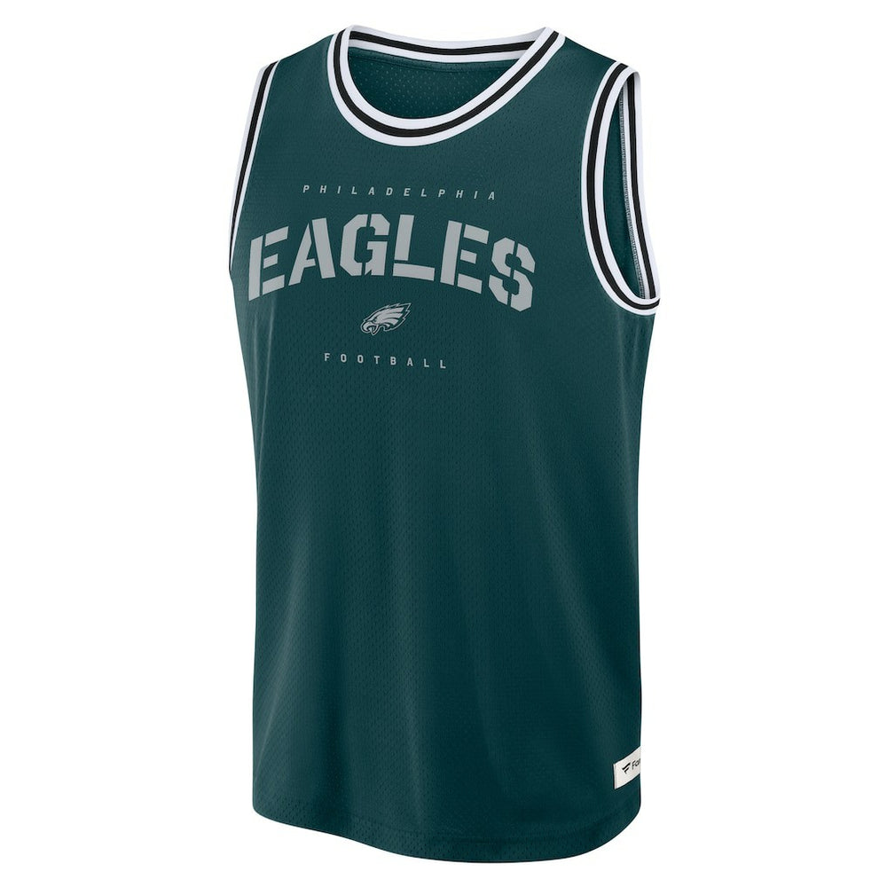 Philadelphia Eagles Elements Future Ground Jersey Tank Top - Midnight Green sale
