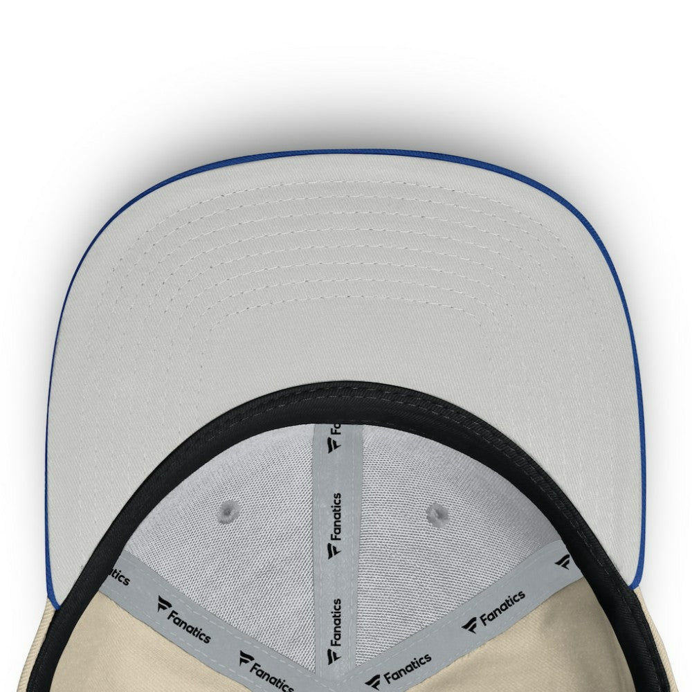 Texas Rangers Cooperstown Collection Bounder Snapback Hat - Natural/Royal
