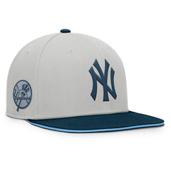 New York Yankees Knuckleball Snapback Hat - Gray
