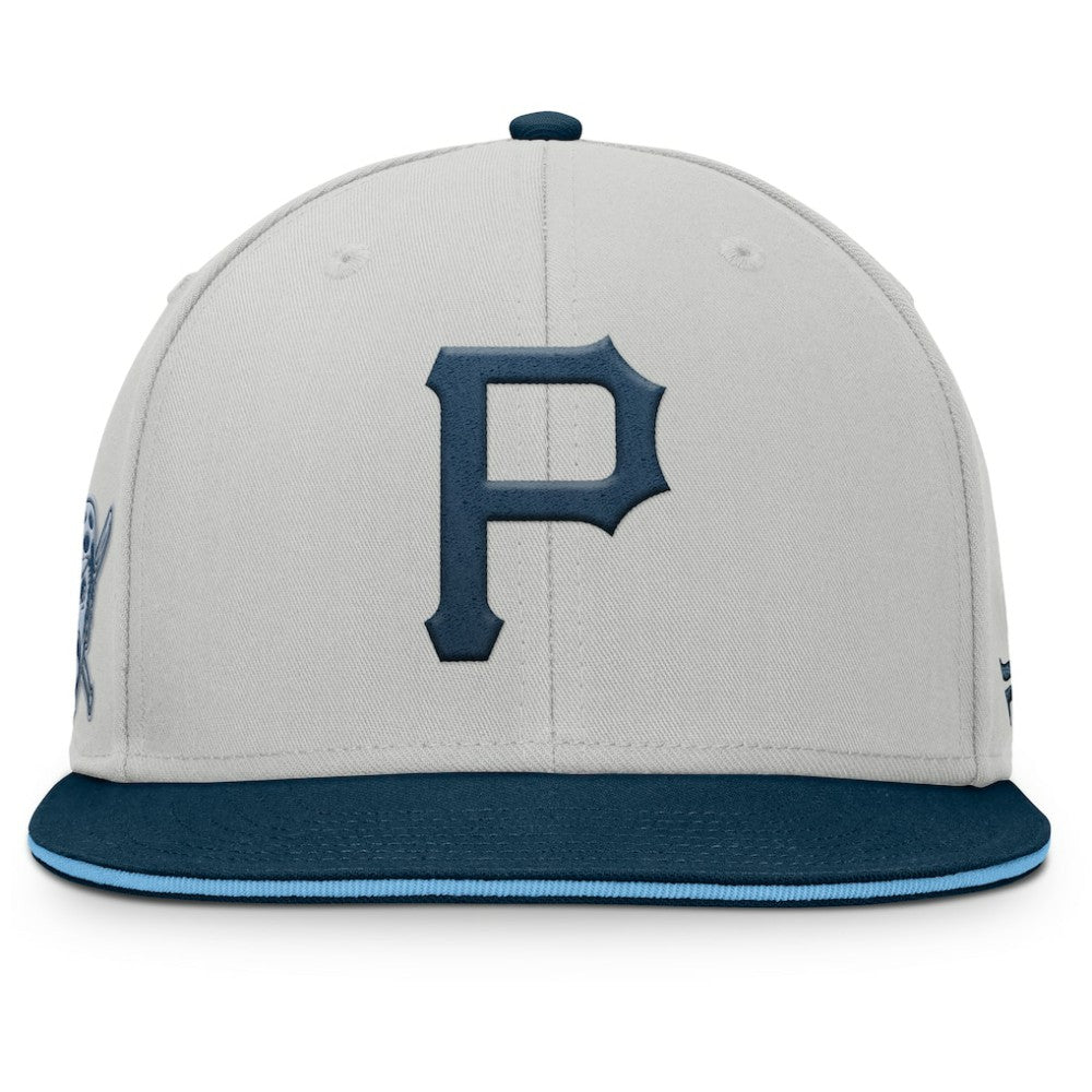 Pittsburgh Pirates Knuckleball Snapback Hat - Gray