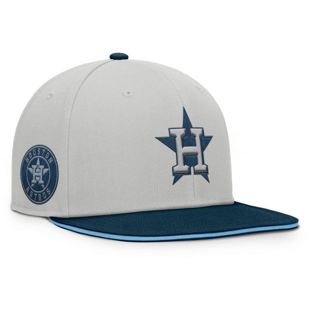 Houston Astros Knuckleball Snapback Hat - Gray